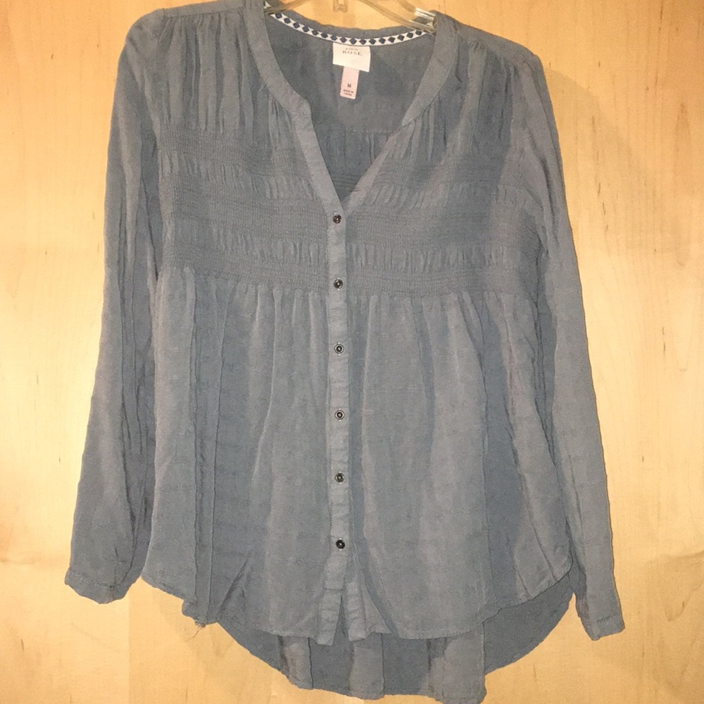Knox Rose - light blue top